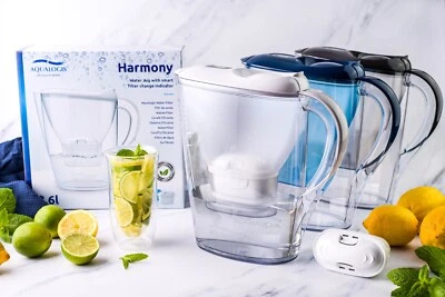 Large Capacity 2.6L Water Jug Water Filter Fridge Jug With Cartridge UK - Image 1 of 4
