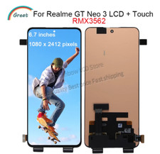 For Realme GT Neo 3 RMX3562 LCD Display Screen Touch Panel Digitizer Replacement