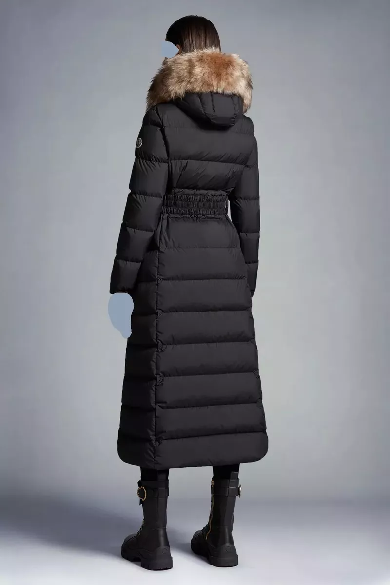 Moncler womens long jacket deals