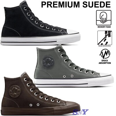Converse Men's CONS Chuck Taylor All Star Pro Suede Premium Shoes Memory Foam