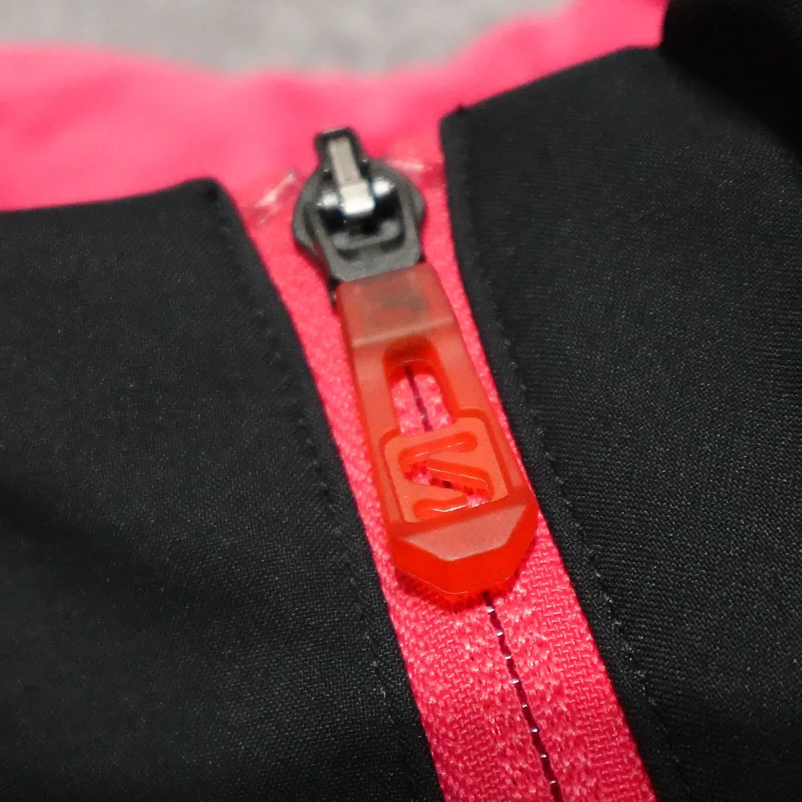 Salomon AdvancedSkin Shield Giacca Donna Grande Grigio Nero Full Zip Collo Alto