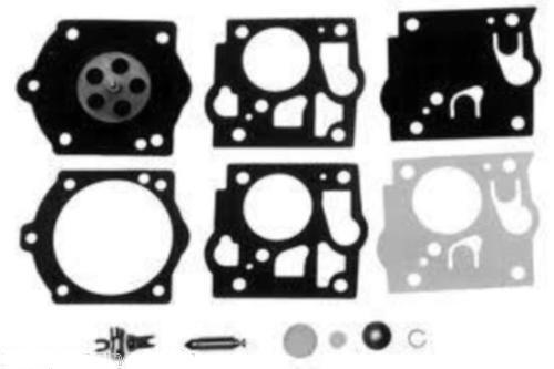 McCULLOCH 10-10 COMPLETE CARBURETOR CARB KIT NEW 2-10,3-10,5-10,5-10A,6-10 - Afbeelding 1 van 2
