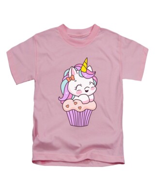 Cupcake Einhorn Kinder T-Shirt Süß Kinder Einhorn Oberteil Neu