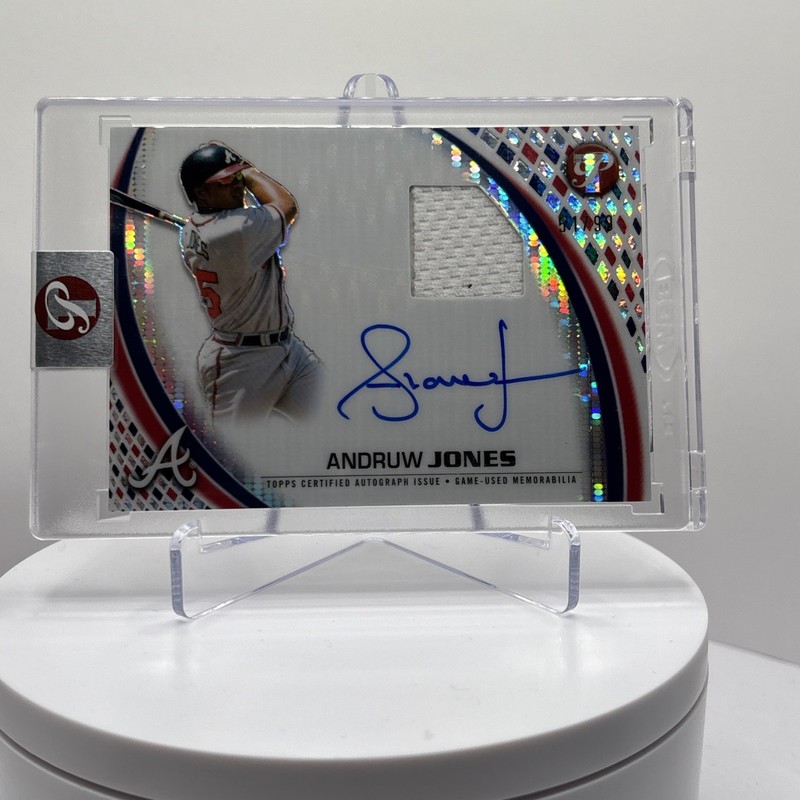 2026 Topps Pristine Baseball - Andruw Jones 51/99 Game Used Patch Auto -Braves