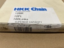 SEALED HKK Chain 10 Foot 160 Links BS Roller Chain 12BR New Box