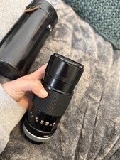 Canon FD 200mm f/4 Telephoto Manual Lens 55mm Filter Mount with Case & Caps