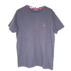 Gant Original Men's Logo T-Shirt Cotton Navy Blue Sz XL
