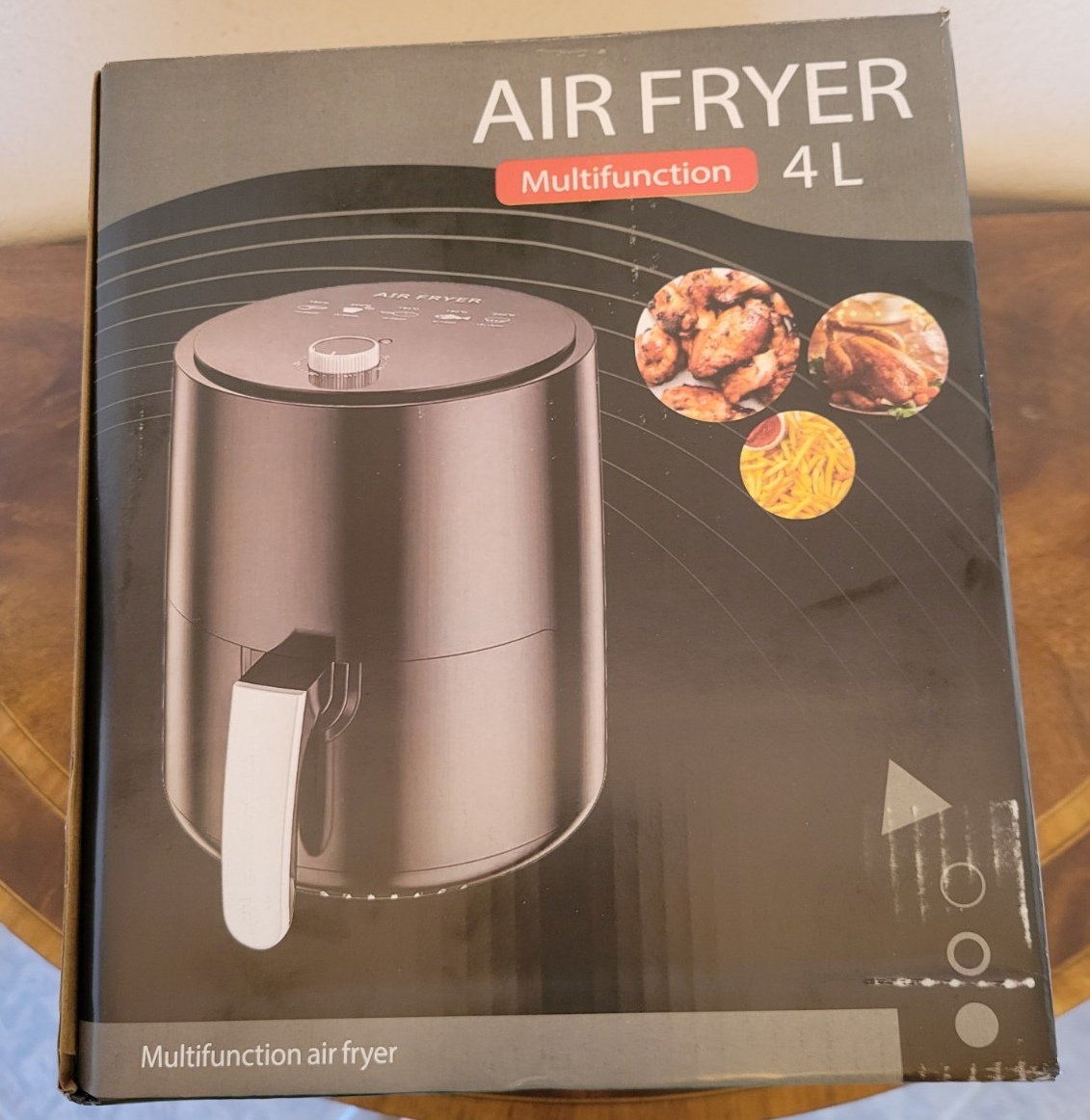 Multifunction Air Fryer BW-3011 Black 30-Minute Timer 4 Liter