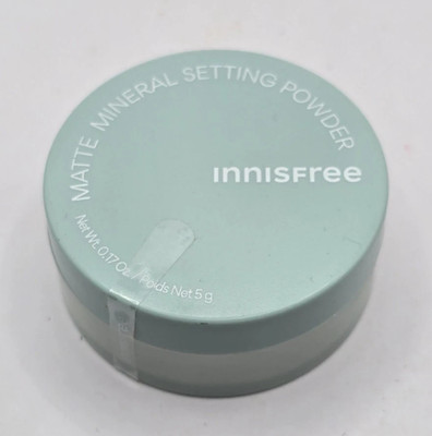 innisfree No-Sebum Matte Mineral Setting Powder ~ 0.17oz/5g ~ EXP 09/2027 SEALED