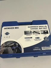 SDS Plus Rotary Hammer Drill Bits & Chisels Set,Concrete Masonry Hole Tool,17...