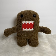 Domo NHK-TY0 1998 Brown Sherpa Curly 10" Plush Monster Character Stuffed