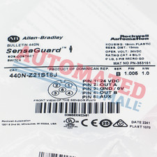 New Allen Bradley 440N-Z21S16J Guardmaster Non Contact Switch 15mm 0.59 in.