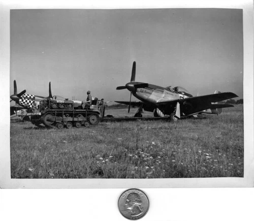 WW2 WWII USAAF US Army Air Force Military Press Photo P51 Mustang Germany 1945