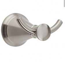 New Pfister Winfield Brushed Nickel Finish Double Robe or Towel Hook BRH-WFKK