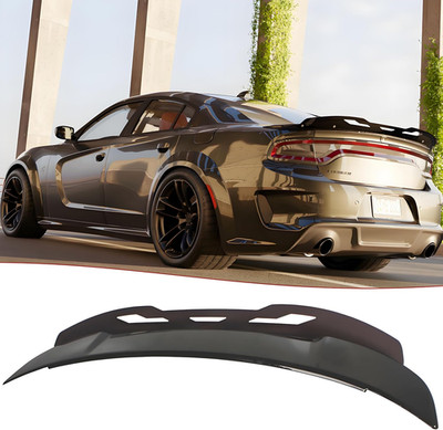 Rear Wickerbill Spoiler Wing Fit for Dodge Charger Se/Sxt/Srt/Gt/Rt/Daytona/Scat