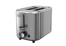 BLACK+DECKER 2 Slice Toaster, Stainless Steel...