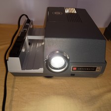 Vintage GAF Anscomatic 680 Slide Projector - Working - Sylvania 500W Bulb