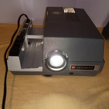 Vintage GAF Anscomatic 680 Slide Projector - Working - Sylvania 500W Bulb