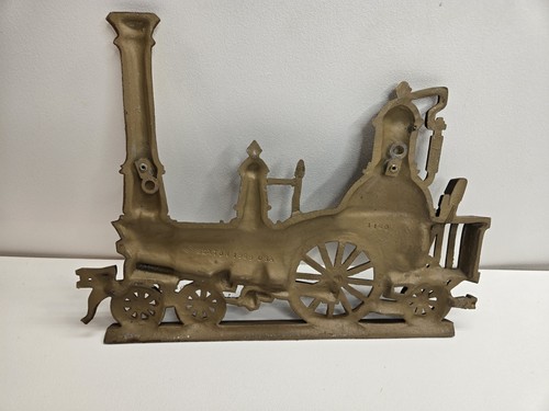 SEXTON ALL CAST METAL TRAIN WALL ART 1969 MADE IN USA  - Picture 12 of 15