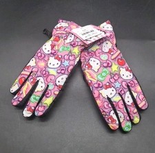 NEW Hello Kitty Multicolor/Multi Image Design Kids' Ski Gloves Size L/XL