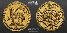 Germany - NÜRNBERG STADT 1/16 Dukat / Ducat o. J. (1700). Lammprägung NGC MS64
