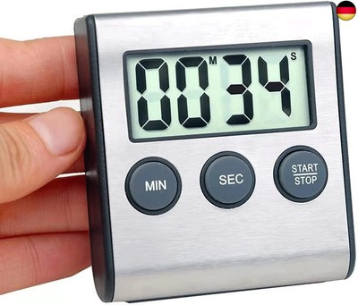 Kyzistn Digital Kitchen Timer Magnetic Kitchen Timer for Cooking (AAA Battery