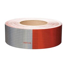 ORALITE 18697 Reflective Tape,W 2 In,Red/White 6MFZ3
