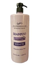 Dead Sea Collection KERATIN SHAMPOO Shiny Hair Minerals Vitamins 33.8oz 0.59 per gallon