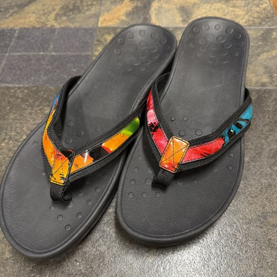#ad Vionic Pacific High Tide Sandals Women Size 10 Multicolor Platform Flip Flop $10.00