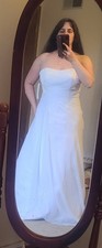 White Wedding Dress Size 14
