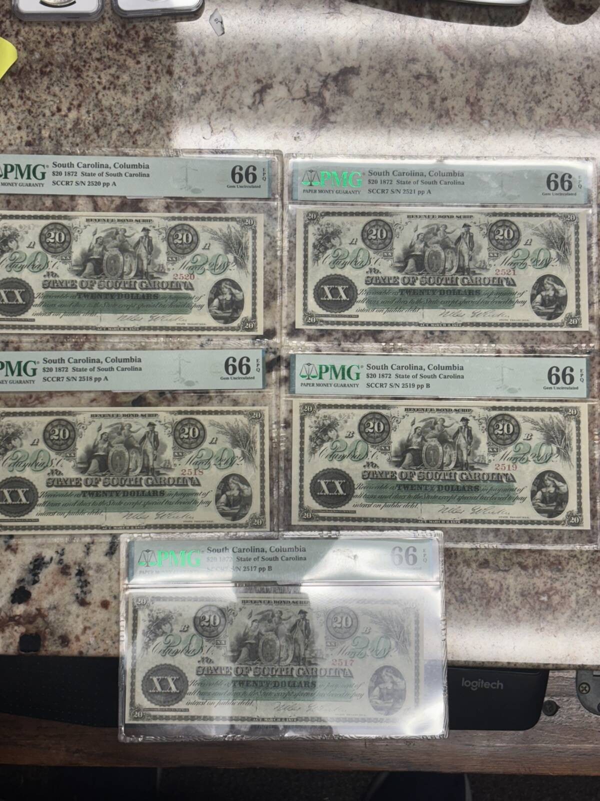 Soldier, woman, & angel top Girl w/ hand over eyes right Floral design top left