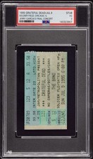 GRATEFUL DEAD JERRY GARCIA FINAL CONCERT TICKET STUB 1995🎟CHICAGO 7/9/95 PSA 3