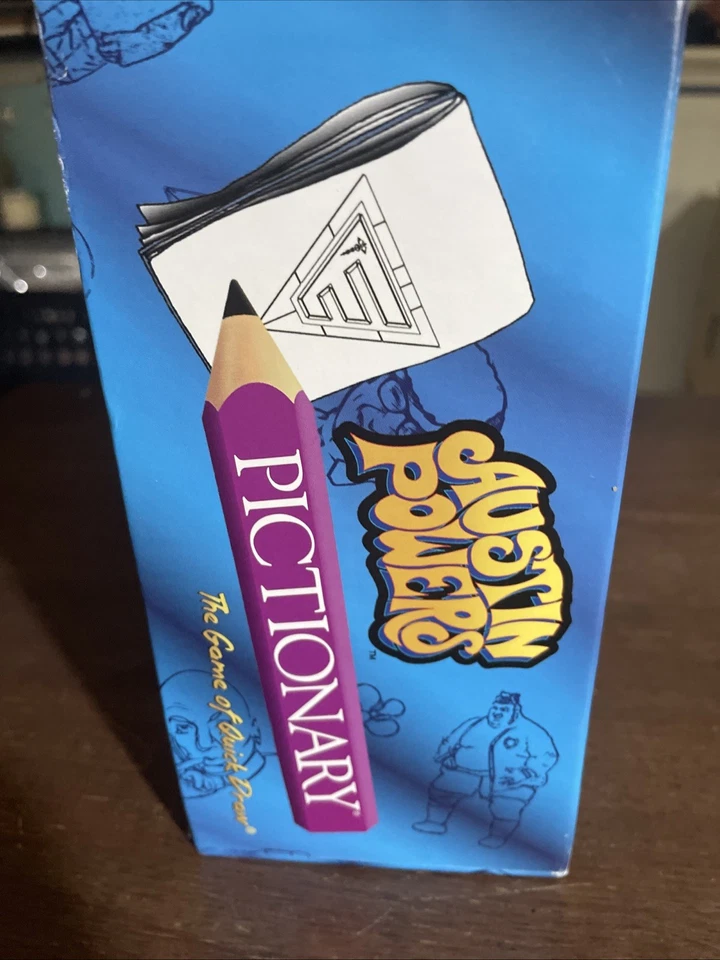Austin Powers 2002 Pictionary Game Board Great Condition Complete - Image 3 of 4