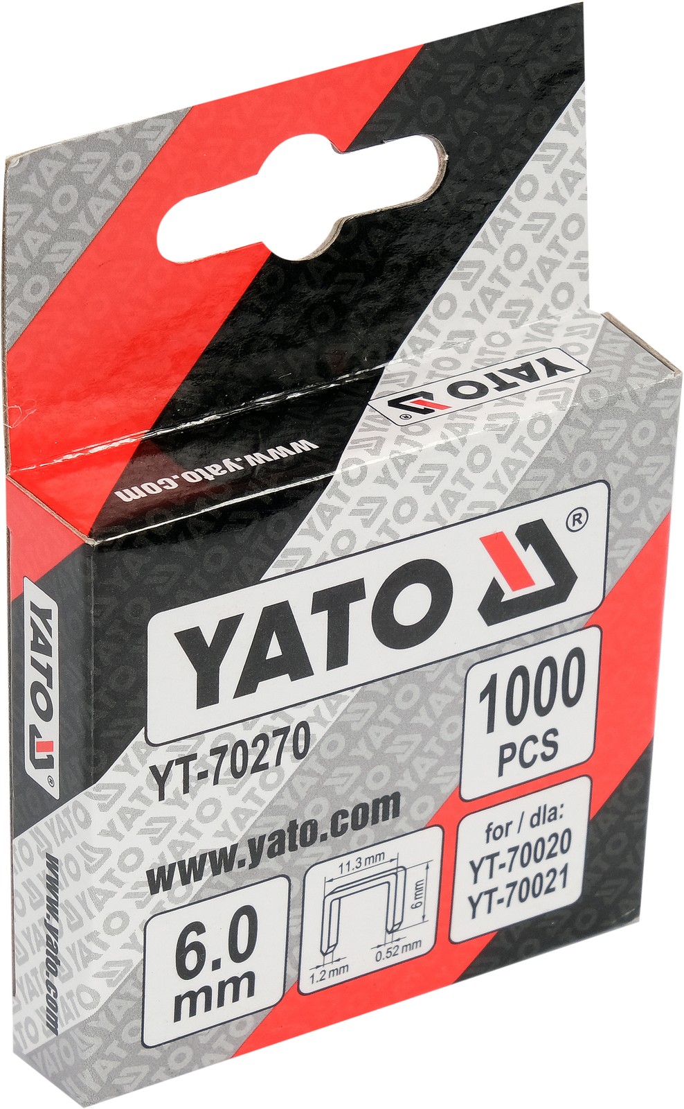 2x ✅Fits YATO NARZ�DZIA YT-70270 STAPLES 6MM /1,2x11,3/ 1000PCS.   ⭐UK Seller⭐