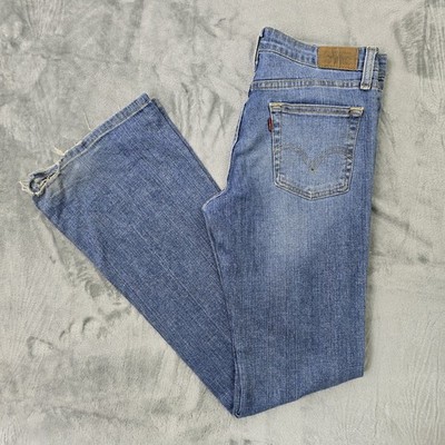 Vintage Levi s 519 Schlagjeans Damen 30x32 Y2K Low Rise Made in Mexico