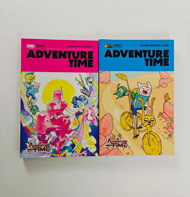 Adventure Time Compact TPB Vol 1 2 Down Memory Lane and Princess Power Bundle