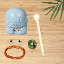 Musical Tone Blocks Rasp, Small Frog Musical Instrument Frog Noise Maker Gifts
