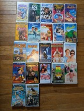 Lot Of 22 Clam Shell VHS Some Disney