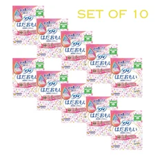🌸 Sofy Hadaomoi Ultra Slim 21cm Sanitary Pads with Wings – 38pcs × 10 Pack Set 
