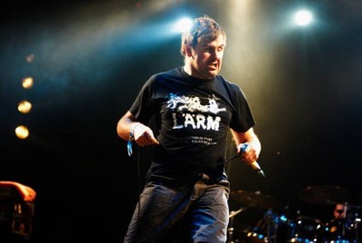Napalm Death Mark ''Barney'' Greenway Performing Live Onstage Old Music Photo 4
