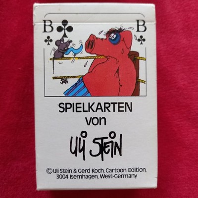 55 Spielkarten von Uli Stein & Gerd Koch Cartoon Edition vollständig TOPZUSTAND