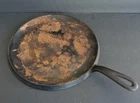 Vintage Wagner Sidney O Cast Iron Round Griddle No 1109 10” Skillet Pan - As Is