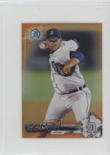 2017 Bowman Chrome Minis Prospects Orange Refractor 19/25 Joe Jimenez #BCP38 0c6