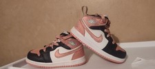 Jordan 1 Mid Light Madder Unisex Baby Shoes Size 7c Boy Girl Peach