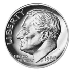 1964-P Roosevelt Dime Proof — photo from another recent sale