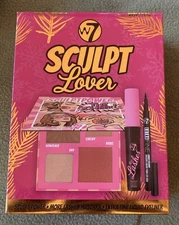 W7 SCULPT LOVER - SCULPT POWER FACE PALETTE, MASCARA & LIQUID EYELINER GIFT SET
