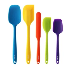 5PCS Silicone Rubber Spatula Set, VITUER Food Grade BPA-Free Spatulas for kit...