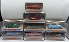 Dinky Matchbox Car Lot 9pcs Thunderbird Corvette Mustang w/ Boxes VTG