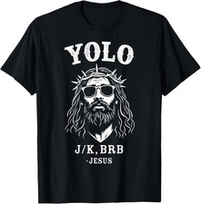 Funny Yolo Jesus for Christian Easter Cool Happy East Unisex T-Shirt