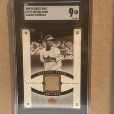 2005 UD Sweet Spot CH-SP Satchel Paige classic materials  Game Used Pants Mint 9